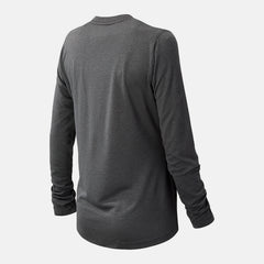 Dark Heather Grey NB Long Sleeve Tech Tee New Balance Clothing