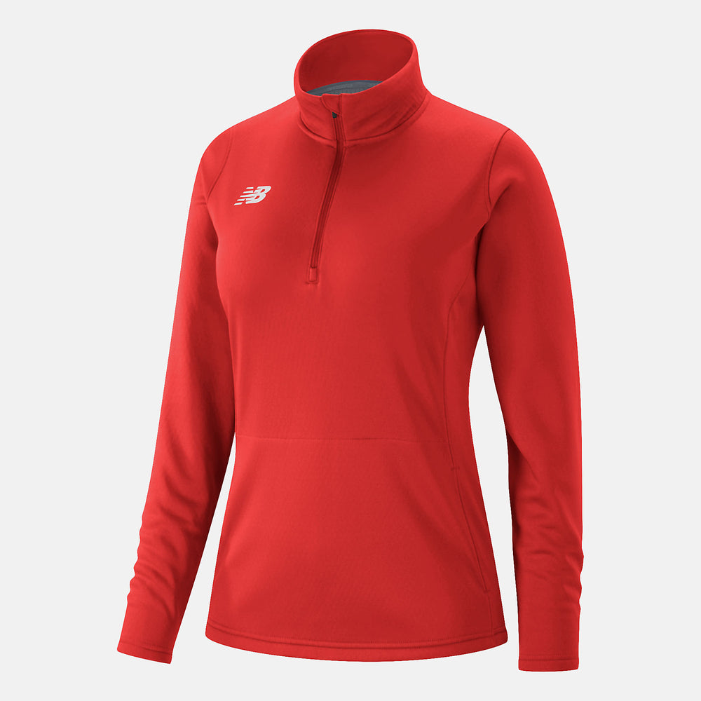 Team Red Women Thermal Half Zip New Balance Clothing