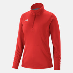 Team Red Women Thermal Half Zip New Balance Clothing