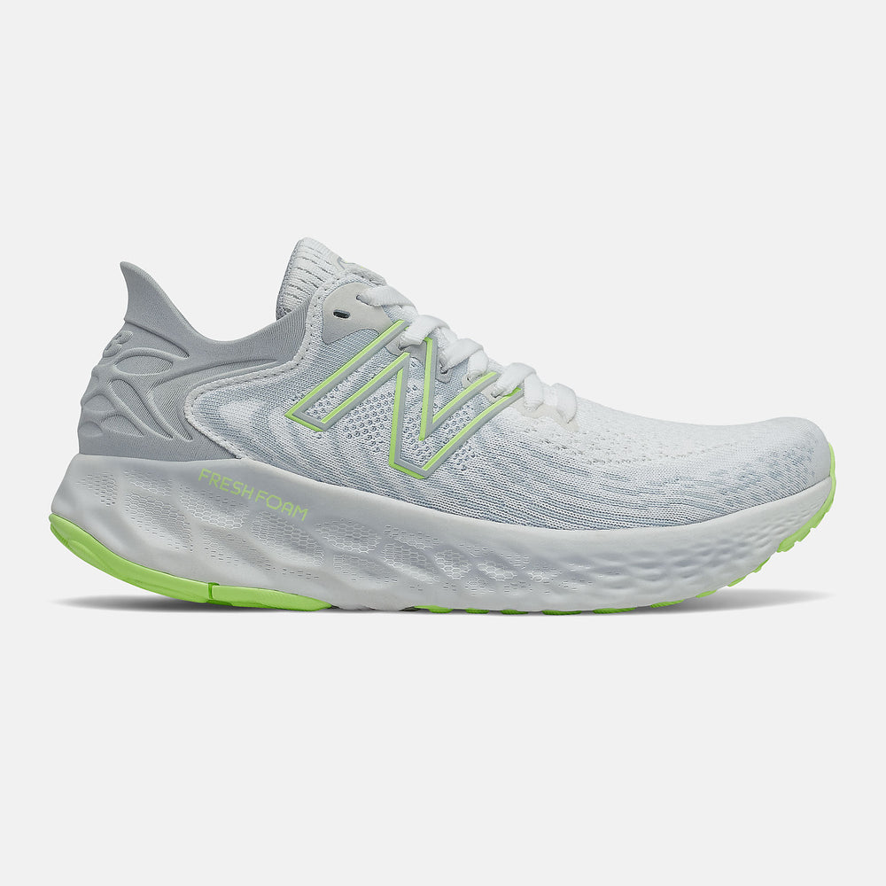 White/Bleached Lime Glo Fresh Foam 1080v11 New Balance Shoes
