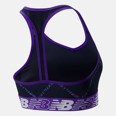 Deep Violet NB Pace Bra Printed 3.0 New Balance Clothing