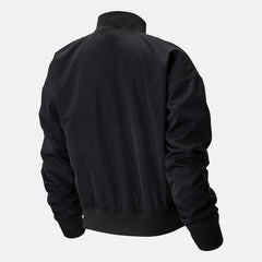 Black Essentials Core Bomber Jacket New Balance Clothing