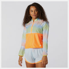 Citrus Punch Printed Fast Flight Jacket New Balance Clothing