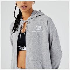 Athletic Grey Essentials FZ Hoodie New Balance Clothing