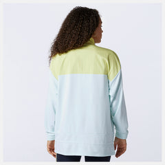 White/Jade Achiever Mix Media Jacket New Balance Clothing