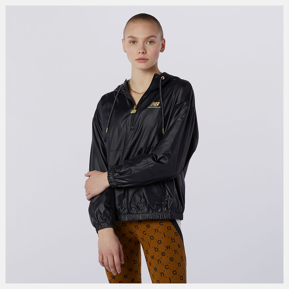 Black NB Athletics Higher Learning Anorak New Balance Clothing