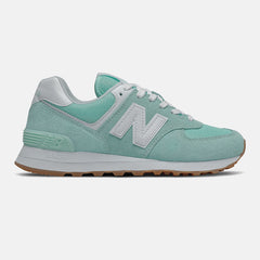 White Mint/White 574 New Balance Shoes