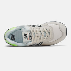 Raw Silk/Bleached Lime Glo 574 New Balance Shoes