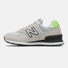 Raw Silk/Bleached Lime Glo 574 New Balance Shoes