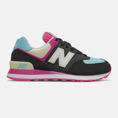 Black/Pink Glo 574 New Balance Shoes