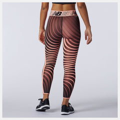 Paradise Pink Relentless Printed High Rise 7/8 Tight New Balance Clothing