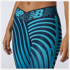 Virtual Sky Relentless Printed High Rise 7/8 Tight New Balance Clothing
