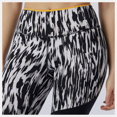 Black Multi Printed Fast Flight Tight New Balance Clothing