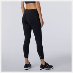Black Impact Run Crop New Balance Clothing