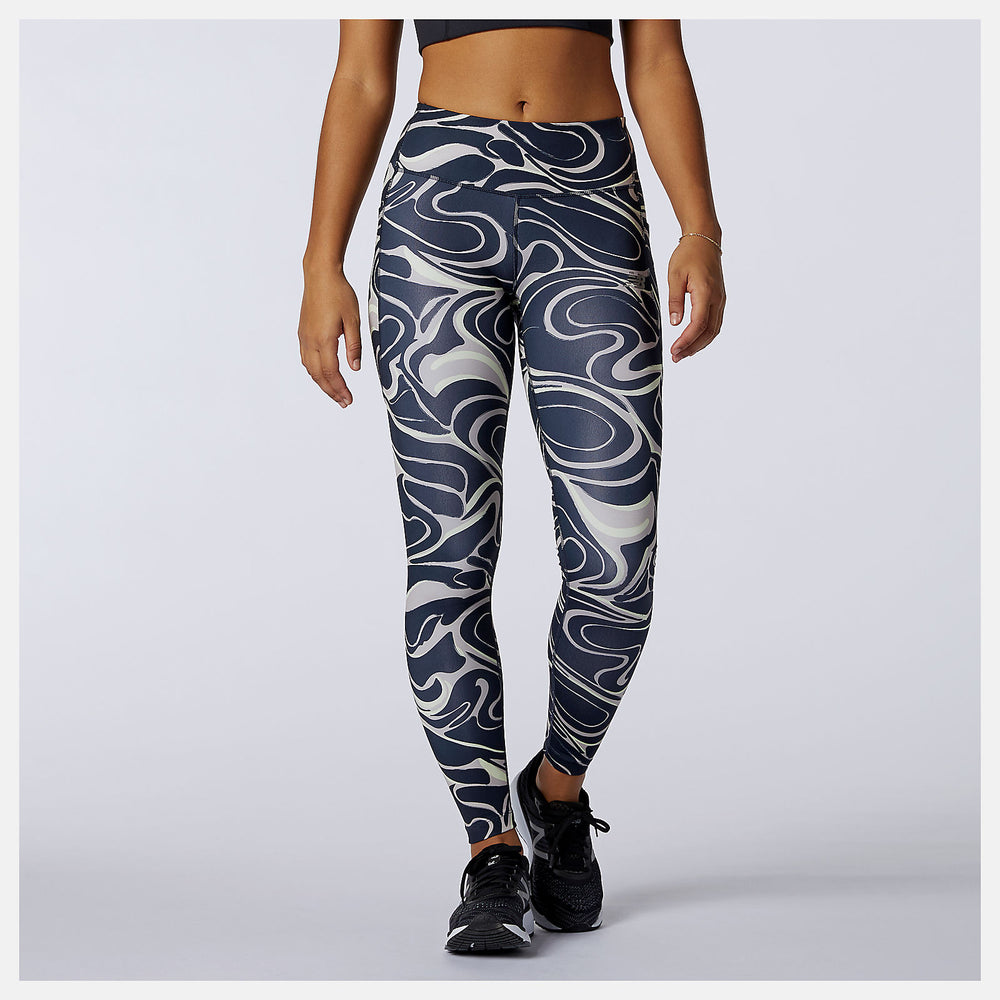 Logwood Printed Impact Run Tight New Balance Clothing