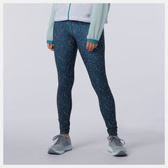 Mountain Teal Printed Impact Run Tight New Balance Clothing