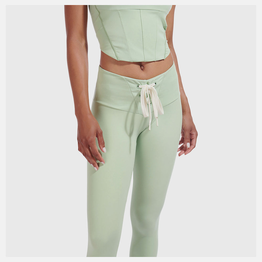 Sage NB x Staud Lace Up Tight New Balance Clothing