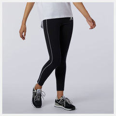 White NB Athletics Piping Legging New Balance Clothing