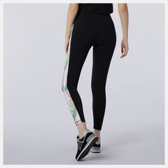 Black NB Essentials Botanical Legging New Balance Clothing