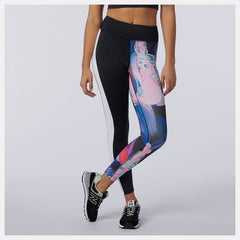 White Print NB Athletics Erin Loree Legging New Balance Clothing