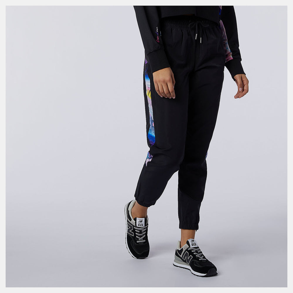 Black NB Athletics Erin Loree Woven Pant New Balance Clothing