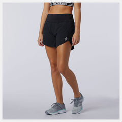 Black Impact Run Short 5 Inch New Balance Clothing