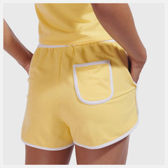 Yellow NB x Staud Terry Run Short New Balance Clothing