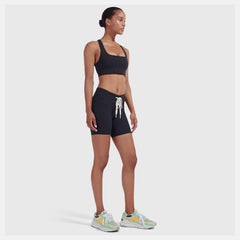 Black Staud Lace Up Fitted Short New Balance Clothing