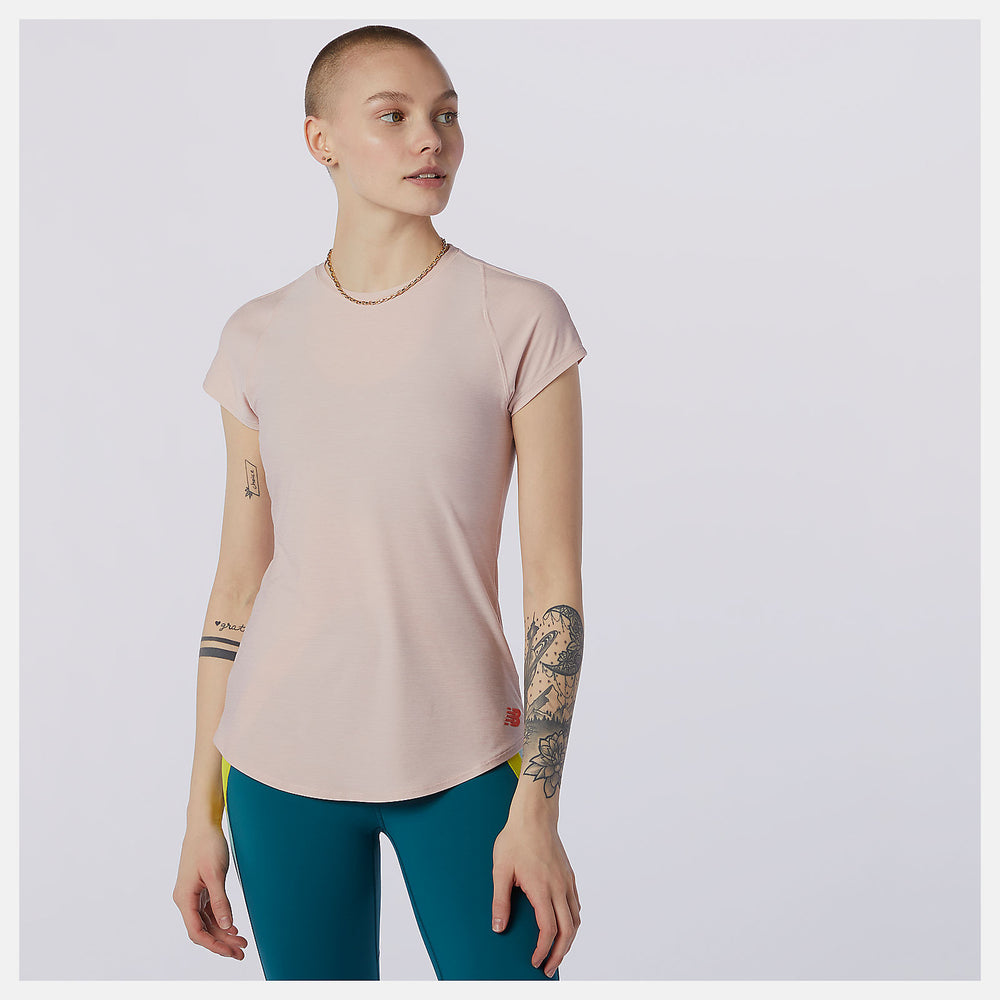 Oyster Pink Transform Perfect T New Balance Clothing