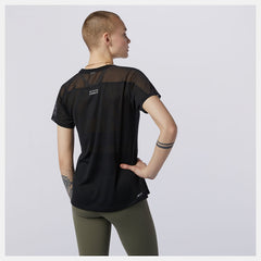 Black Impact Run Short Sleeve New Balance Clothing