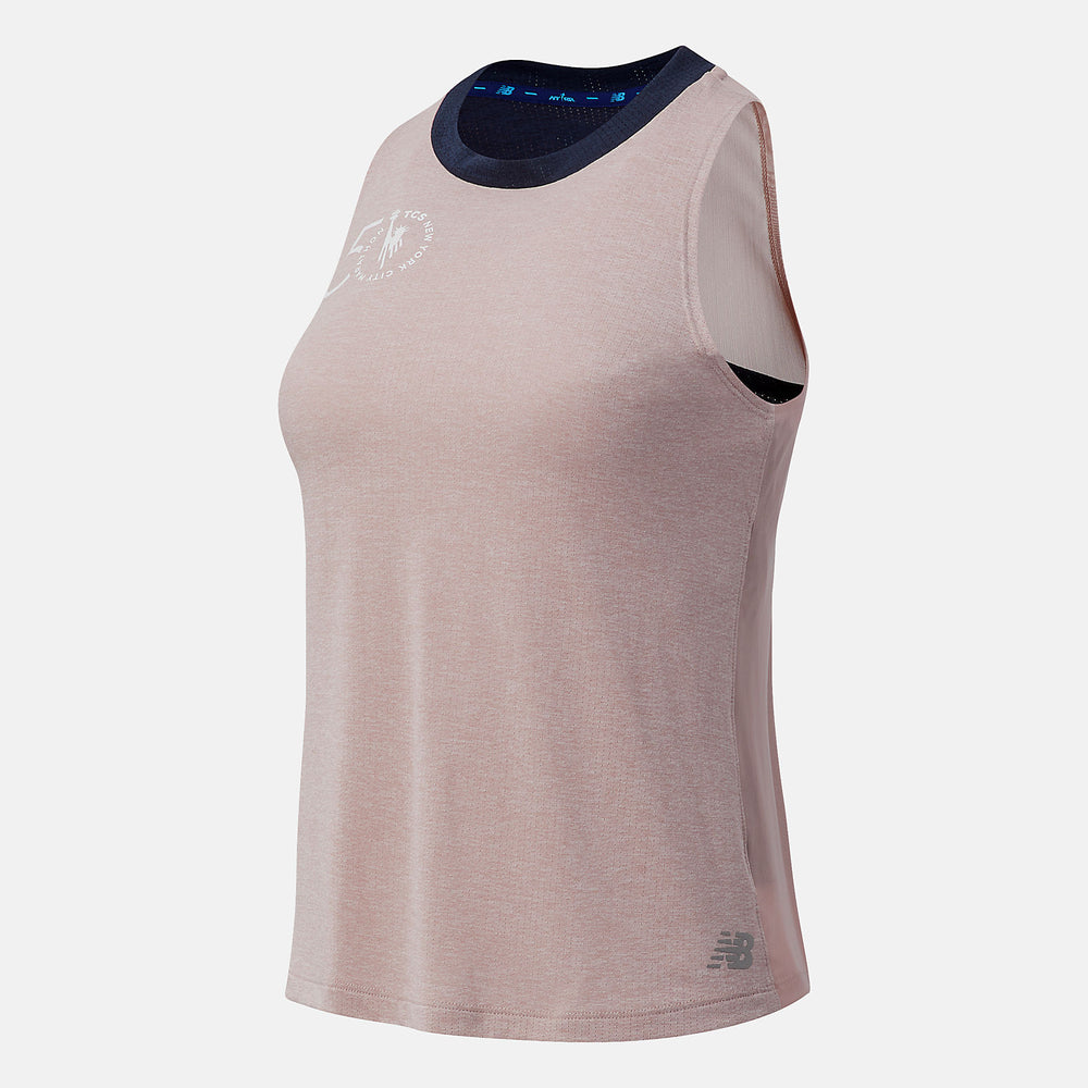 Saturn Pink NYC Marathon Impact Run Fashion Tank New Balance Clothing