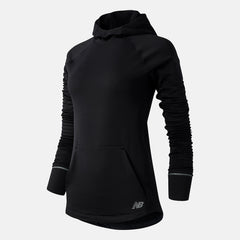 Black NB Heat Grid Hoodie New Balance Clothing