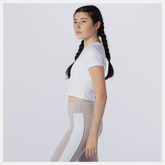White/Grey NB Athletics Podium Tee New Balance Clothing