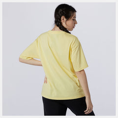Lemon Haze NB Essentials Stacked Logo Tee New Balance Clothing