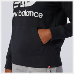 Black NB Essentials Pullover Hoodie New Balance Clothing