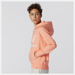 Pink NB Essentials Pullover Hoodie New Balance Clothing