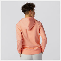 Pink NB Essentials Pullover Hoodie New Balance Clothing