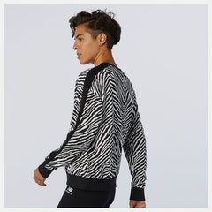 White Multi NB Athletics AOP Animal Print Crew New Balance Clothing
