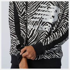 White Multi NB Athletics AOP Animal Print Crew New Balance Clothing