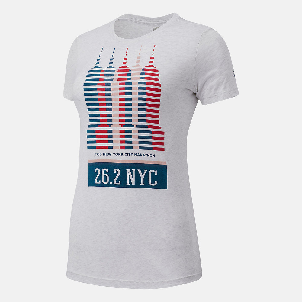 White Heather NYC Marathon Empire 26.2 NYC New Balance Clothing