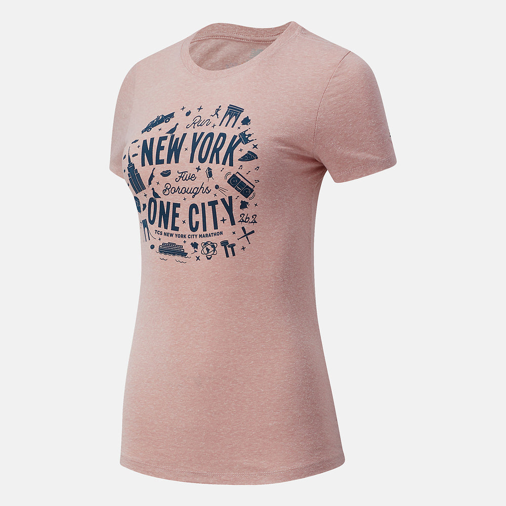 Desert Rose NYC Marathon Run New York Five Boroughs One City New Balance Clothing
