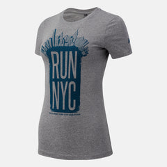 Athletic Grey NYC Marathon Run 26.2 Park Short Sleeve New Balance Clothing