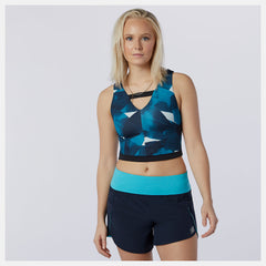 Deep Sky Transform NBSleek Printed Crop Top New Balance Clothing