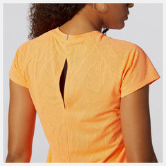 Citrus Punch Q Speed Fuel Jacquard Short Sleeve New Balance Clothing
