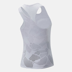 White Tournament Mesh Tank New Balance Clothing