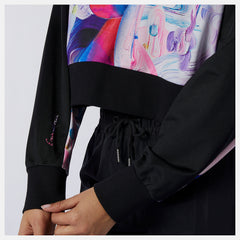 Black/Magnet NB Athletics Erin Loree Half-zip Hoodie New Balance Clothing