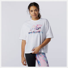 White NB Athletics Erin Loree Graphic Tee New Balance Clothing