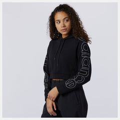 Black Sport Style Optiks Hoodie New Balance Clothing