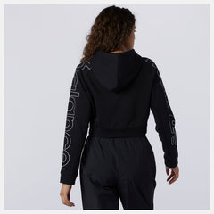 Black Sport Style Optiks Hoodie New Balance Clothing