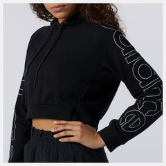 Black Sport Style Optiks Hoodie New Balance Clothing
